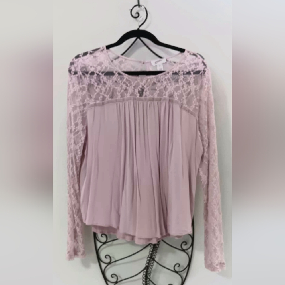 Fairy Lace Whimsigoth Cottagecore Blush Pink Bohemian Blouse
